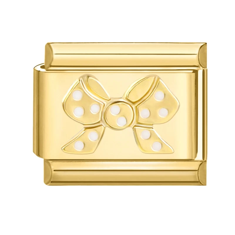 Golden Ribbon Charm